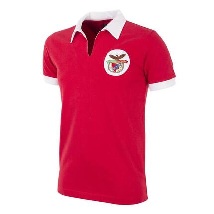 Camiseta de Fútbol - Hombre - SL Benfica 1962/63 - Retro - Manga Corta - Rojo