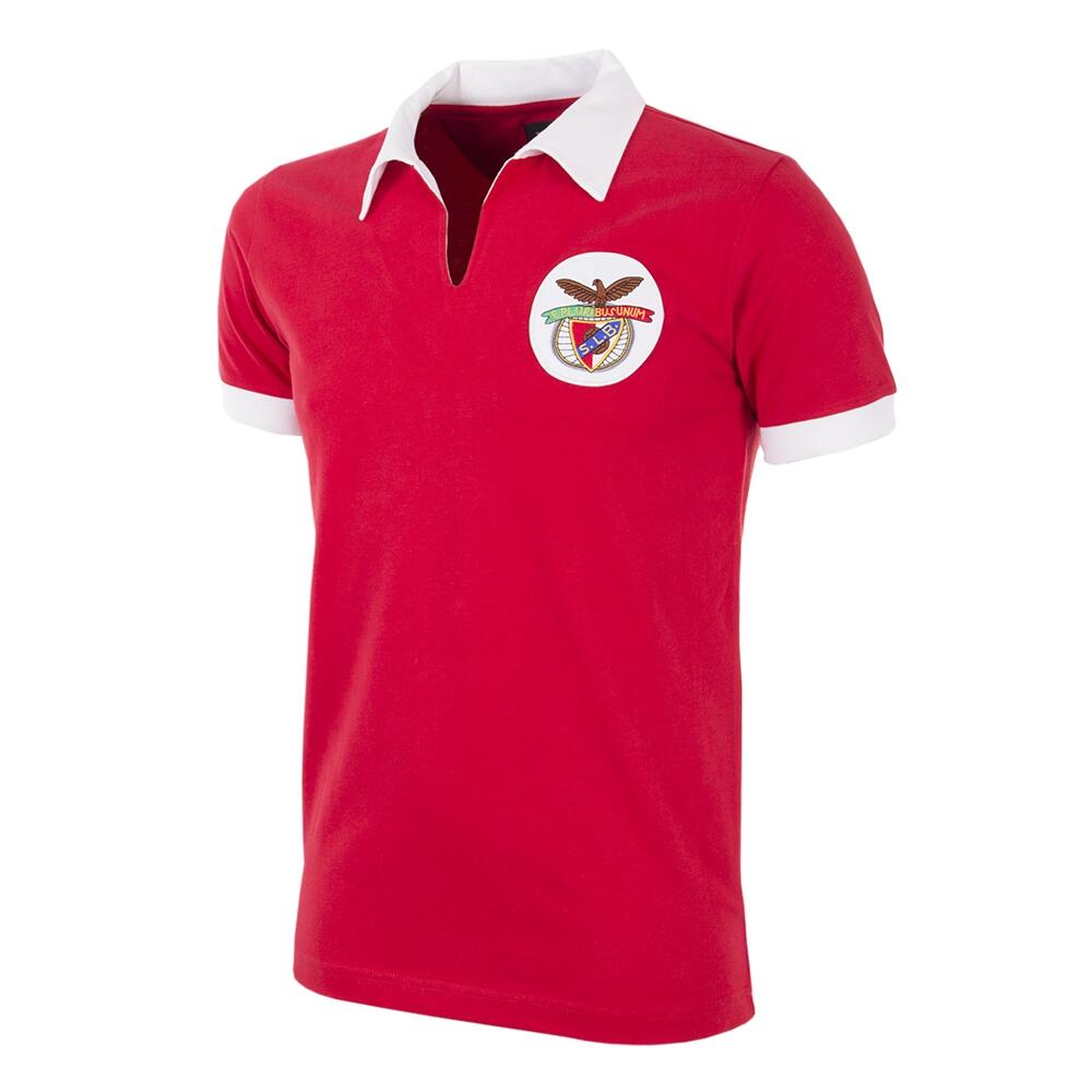 Camisola de Futebol Retro - Adulto - SL Benfica 1962/63 - Vermelho