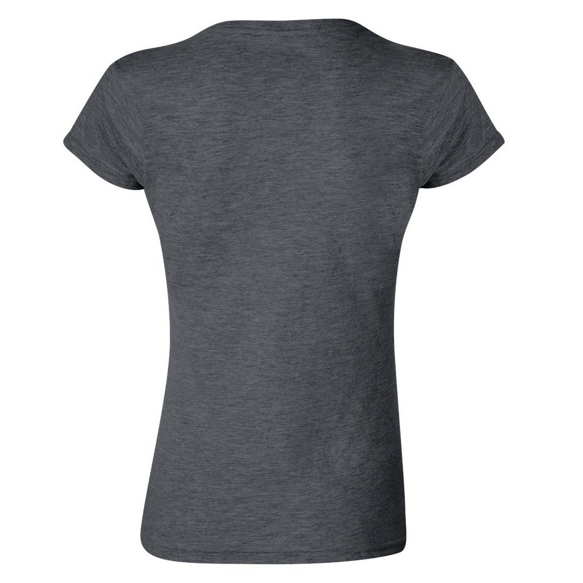 Tshirt À Manches Courtes Femme (Gris Foncé Chiné) 2/2