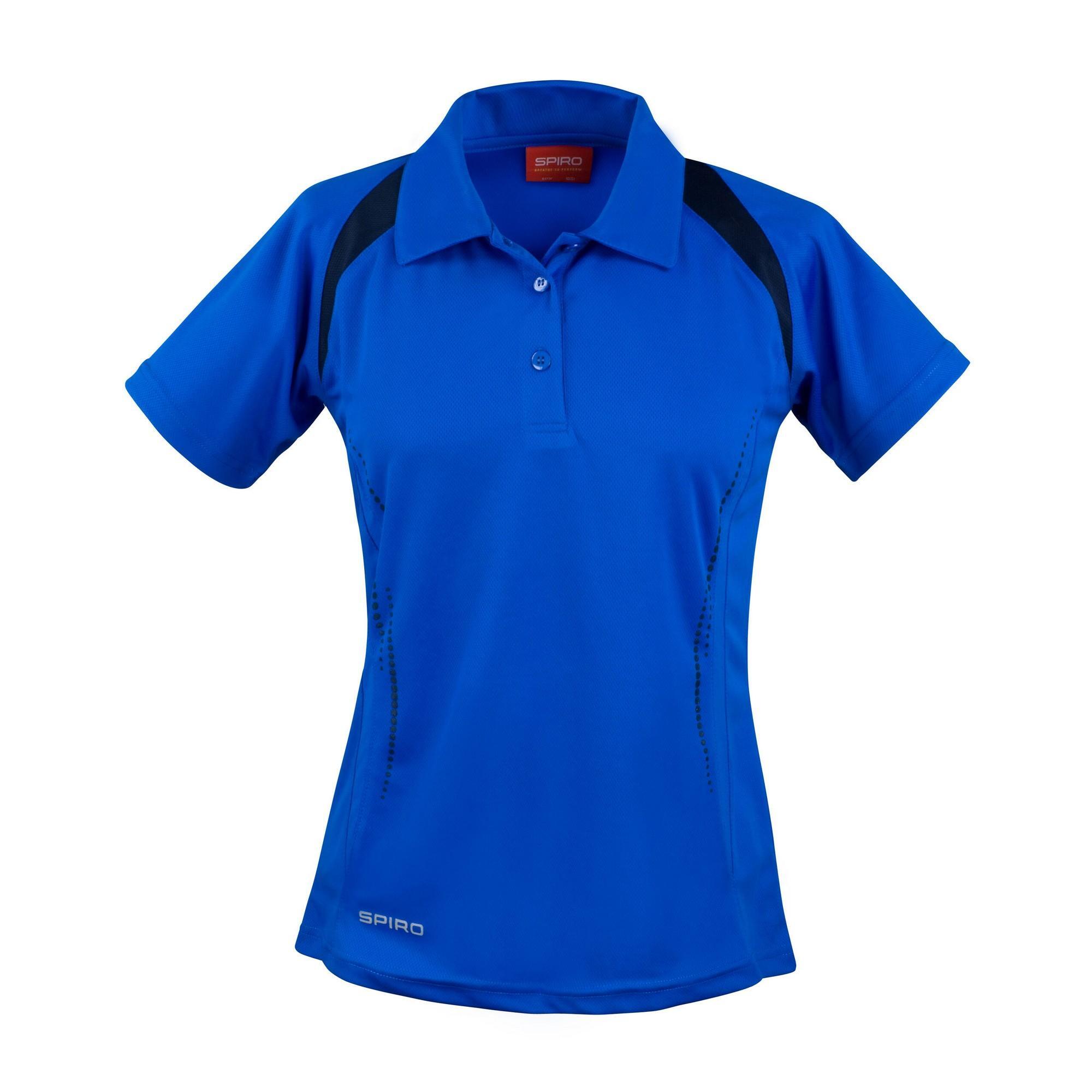 Spiro - Polo Team Spirit Femmes/dames (bleu Roi / Bleu Marine) - T-shirt Manches Courtes - Bleu - Decathlon