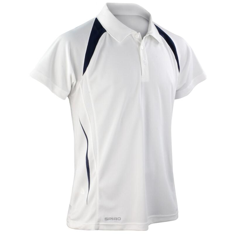 Heren Team Spirit Poloshirt (Wit/Zwaar)