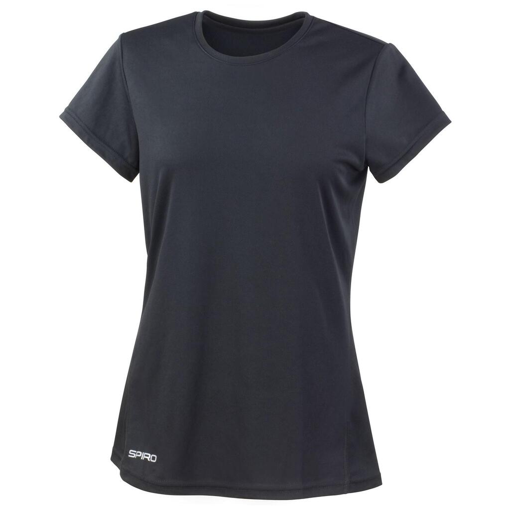 Womens/Ladies Quick Dry TShirt (Black)
