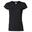Tshirt À Manches Courtes Femmes (Noir)
