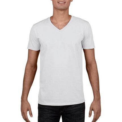 Tshirt À Manches Courtes Et Col En V Homme (Gris Sport)