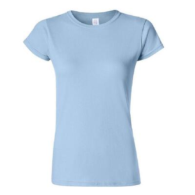 Dames zachte stijl korte mouw tshirt (antiek kersenrood)