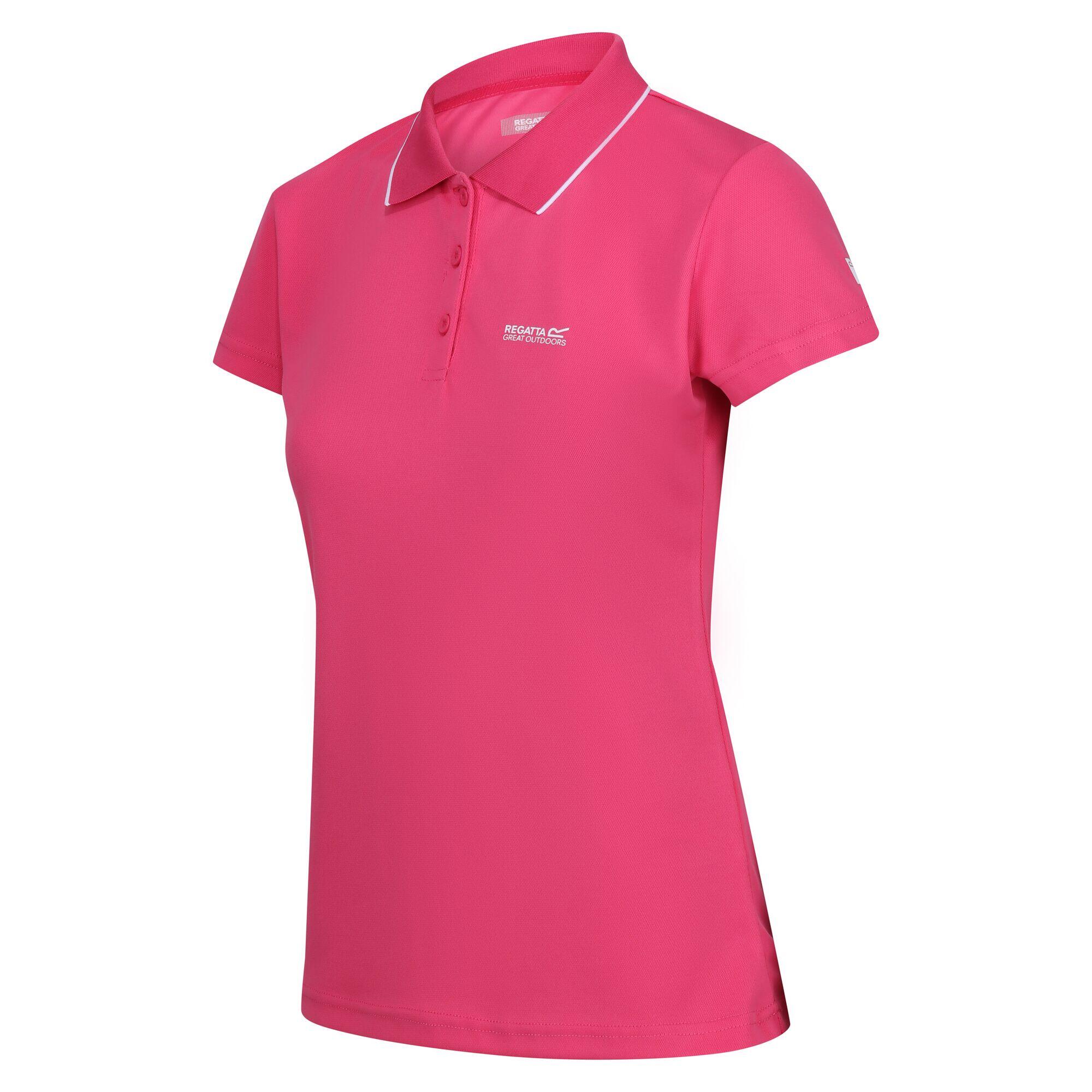 Polo Manches Courtes MAVERICK Femme (Flamant Rose) 3/4