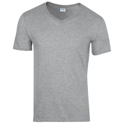 Camiseta básica de manga corta Modelo Soft Style para hombre Blanco