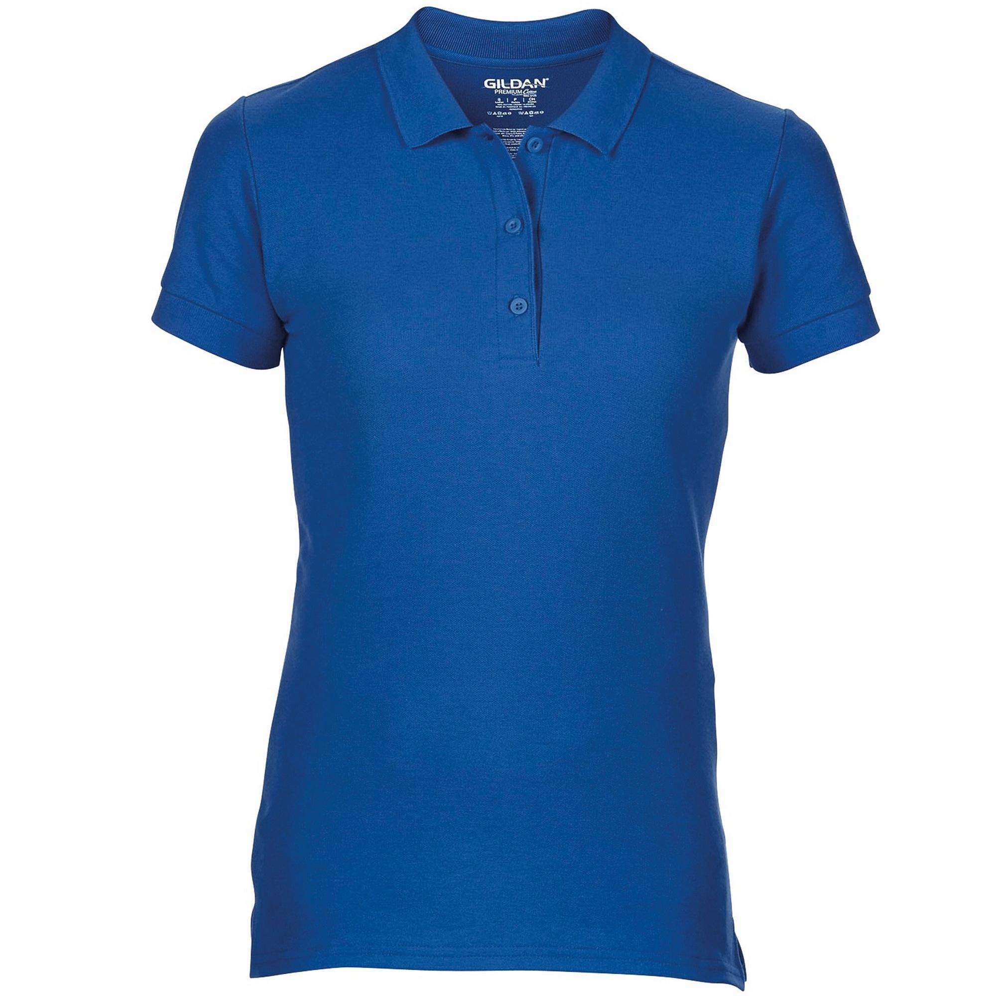 Gildan - Polo Sport Double Pique En Coton Premium Pour Femmes/dames (bleu Roi) - T-shirt Manches Courtes - Bleu - 52 2xl - Decathlon