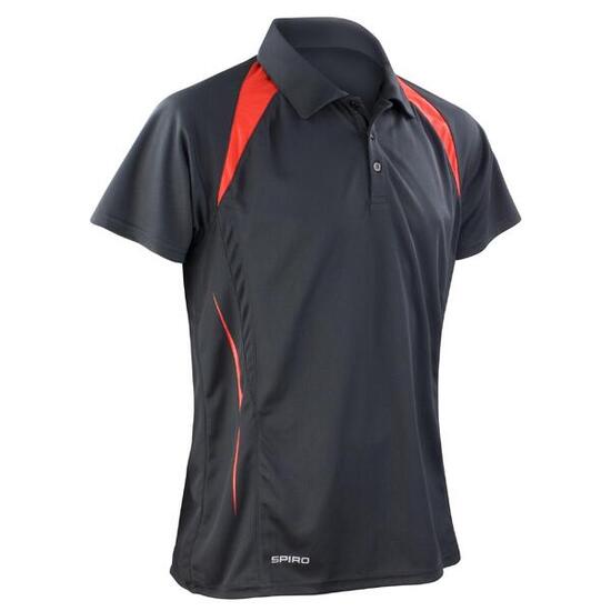 Polo Homme Esprit D'équipe (Noir / Rouge)