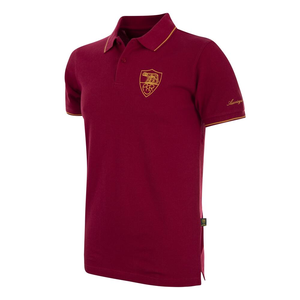 Copa Football - As Roma Heritage Polo Rosso - Polo Manches Courtes - Rouge - 38 S - Decathlon