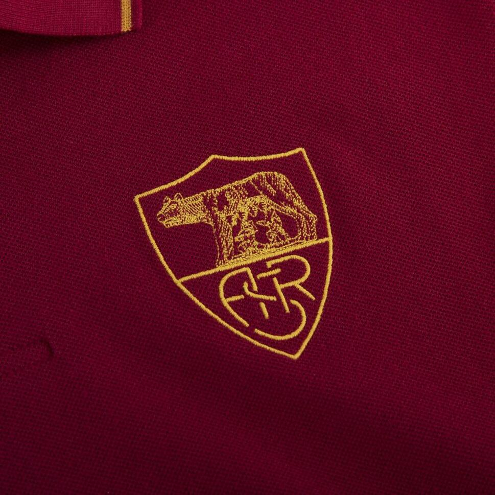 Koszulka polo AS Roma Heritage Rosso