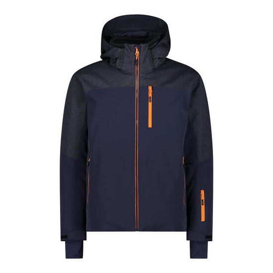 Gevoerde ski-jas met rits en capuchon CMP