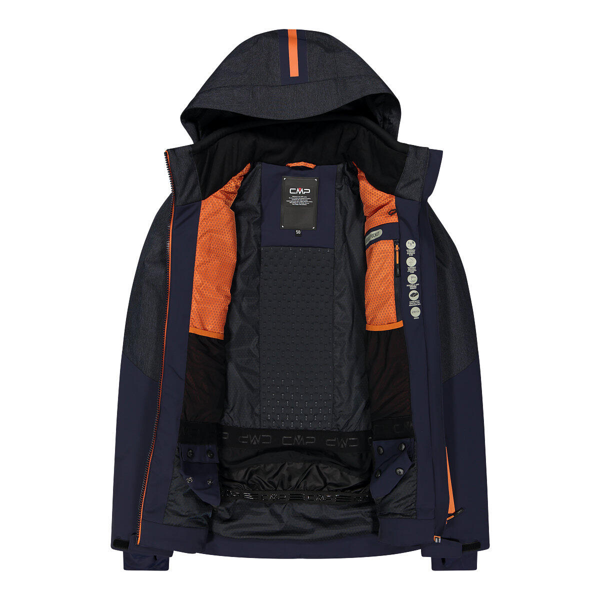 Chaqueta de esquí con capucha y cremallera CMP 4/4