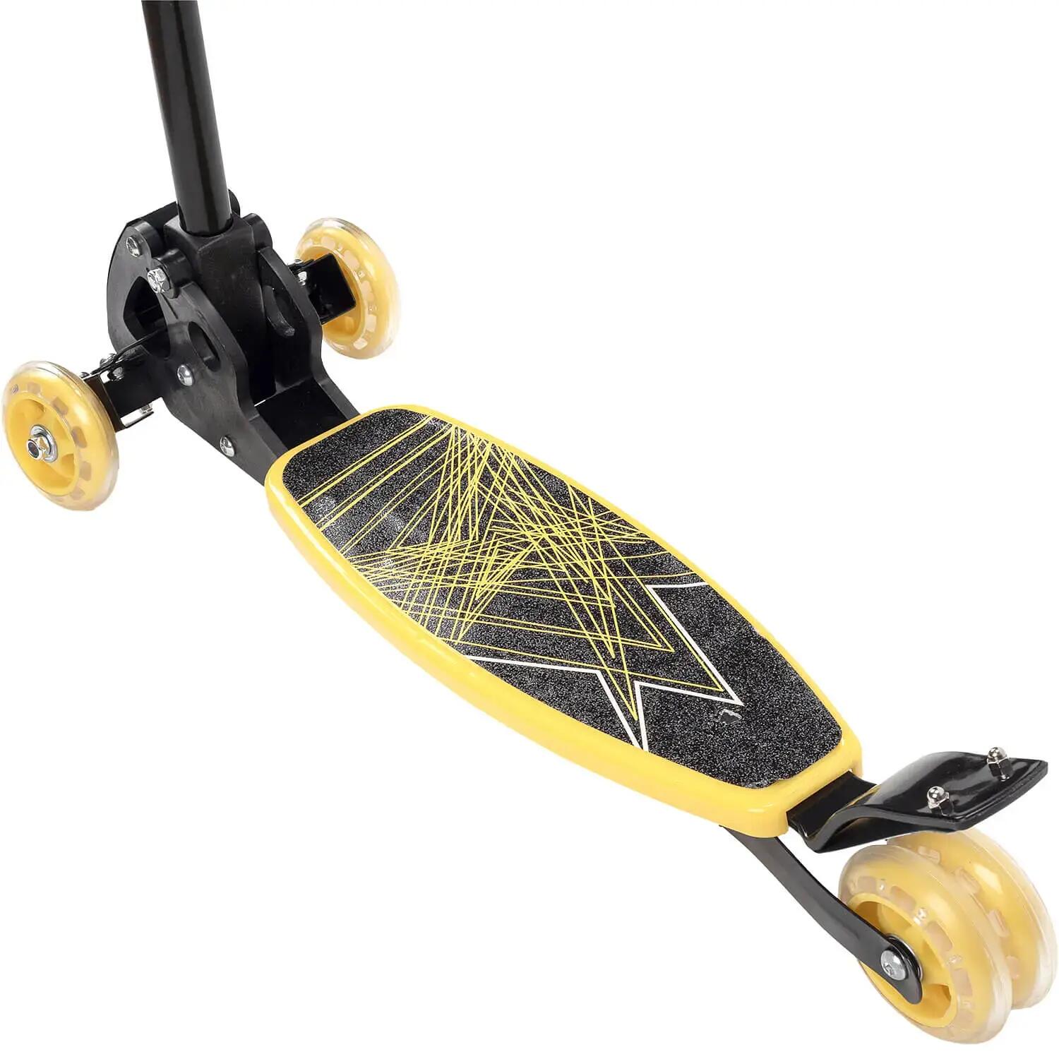Trotineta cu 4 roti Rookie, galben 5/6