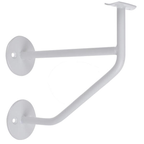 1 x Support de barre de danse classique EXPERT avec double fixation en blanc