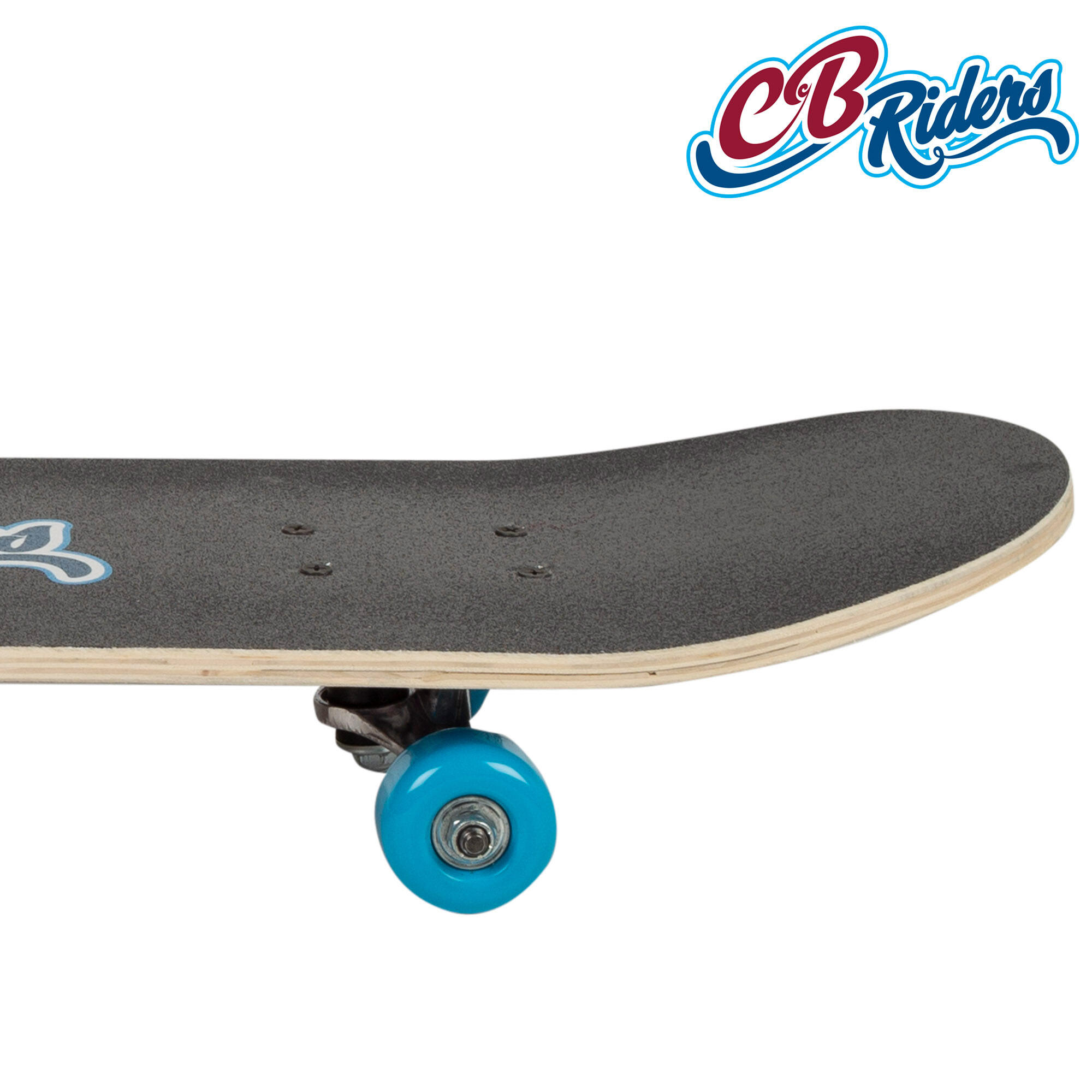 Skate de madeira 79x20 cm e retro atinge o eixo de alumínio 7/7