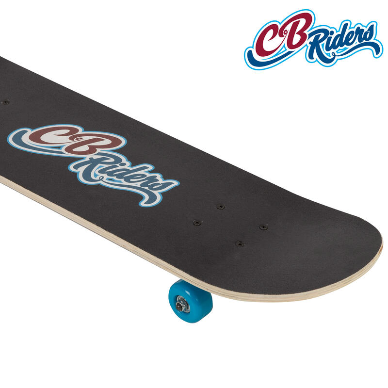 Skateboard en bois Retro 80's avec axe en aluminium 79x20 cm CB Riders