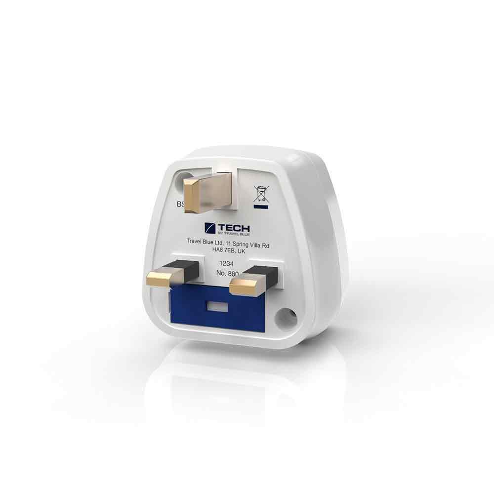 ADAPTADOR MUNDIAL CLAVIJA ELÉCTRICA A EUROPA. PACK 2 U. 2/2