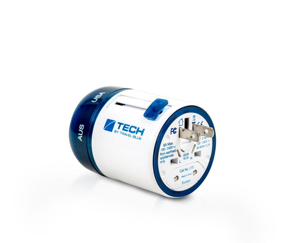 ADAPTADOR MUNDIAL CLAVIJA ELÉCTRICA TODO EN UNO +2USB 2/4