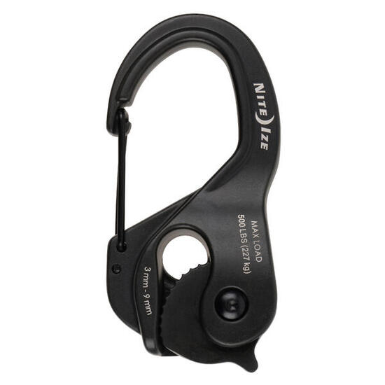 Karabiner Nite Ize CamJam XT Aluminium Seilspanner Groß - schwarz