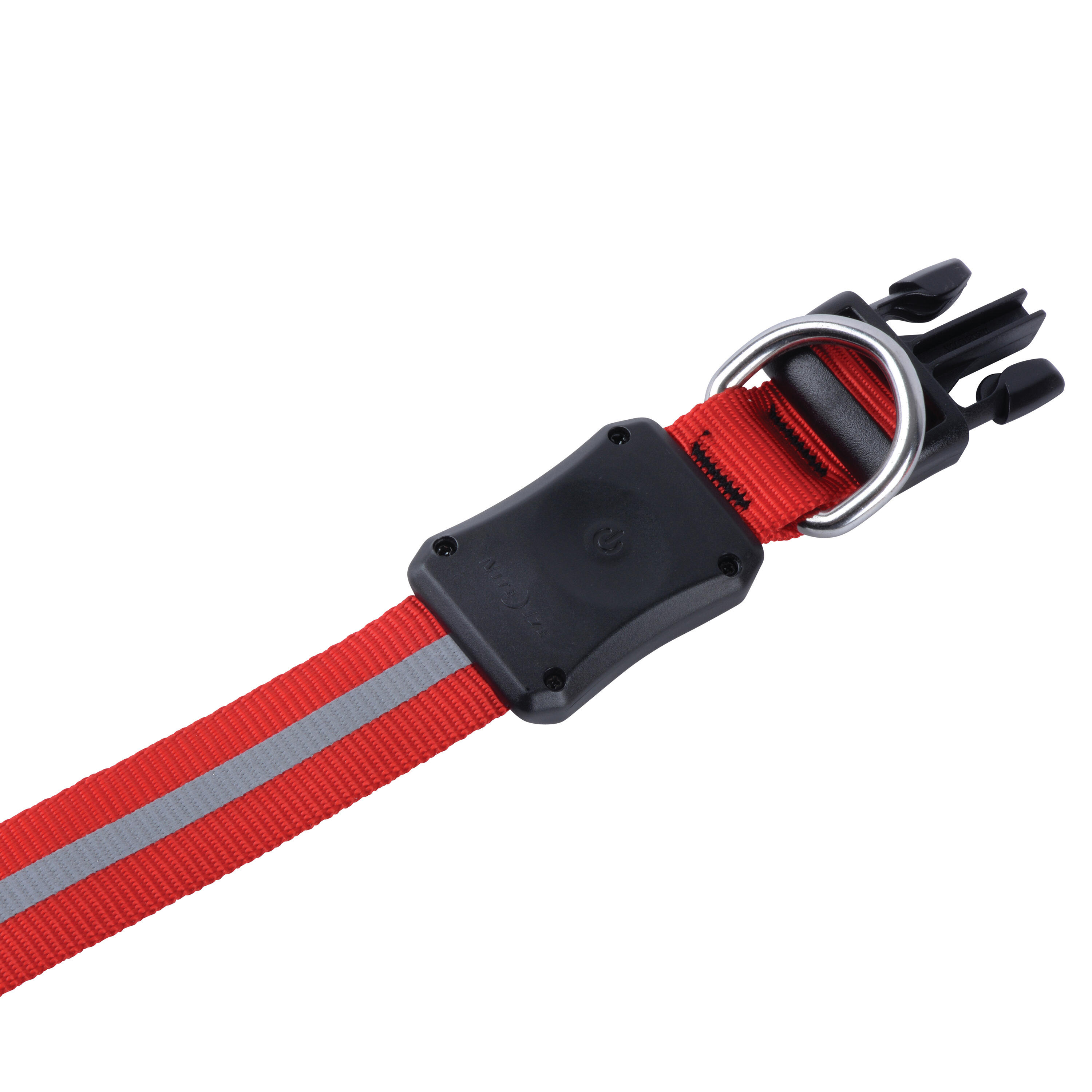 COLLAR NITEDAWG COLLAR- COLLAR PERRO CON LUZ LED INCORPORADA - TALLA S- ROJO 2/3