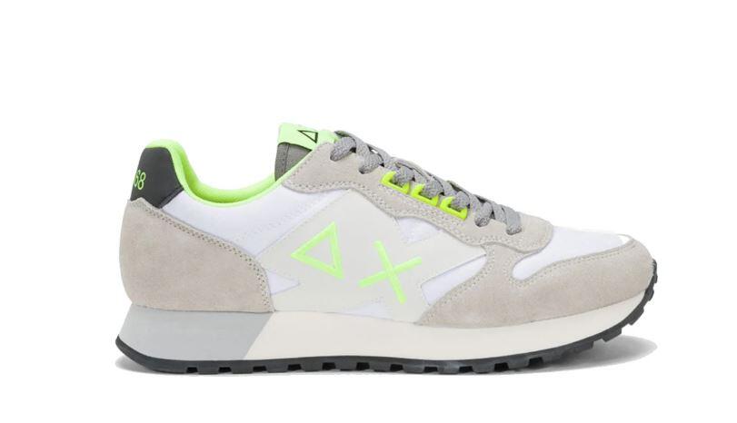 SUN68 SNEAKERS JAKI FLUO SUN68 UOMO WHITE