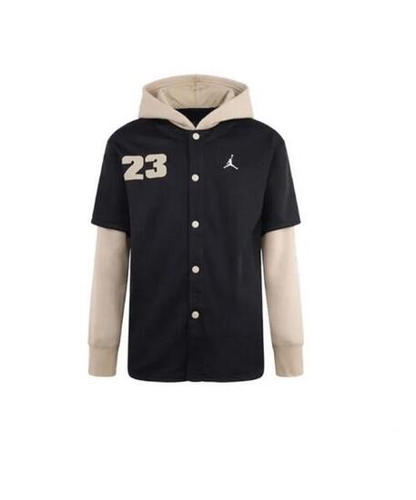 GIACCA JORDAN CON BOTTONI RAGAZZO BLACK