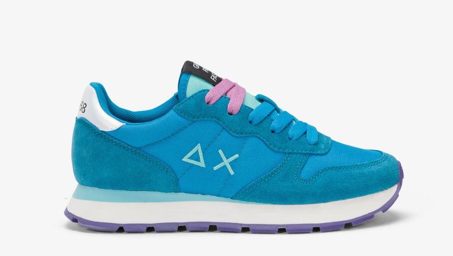 SNEAKERS SUN68 ALLY SOLID NYLON DONNA Turquoise 1/1