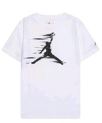 JORDAN T-SHIRT MANICA CORTA COLORE BIANCO DA RAGAZZO WHITE