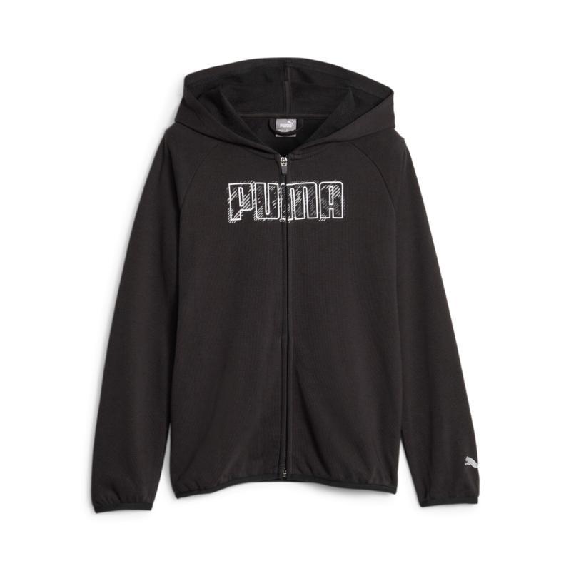 PUMA FELPA ACTIV FULL ZIP UOMO BLACK