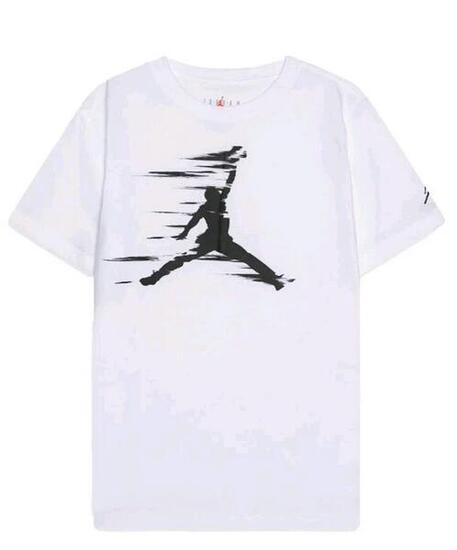 JORDAN T-SHIRT MANICA CORTA COLORE BIANCO DA RAGAZZO WHITE