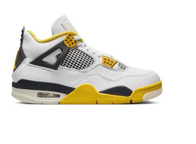 Air Jordan 4 Retro Vivid Sulfur AQ9129 101 43 Giallo