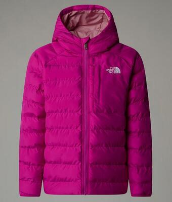 GIUBBOTTO DA RAGAZZA CON CAPPUCCIO COLORE FUCSIA REVERSIBILE Fuchsia