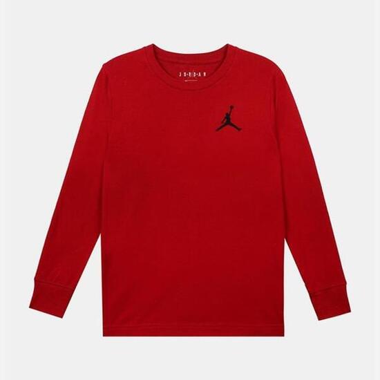JORDAN T-SHIRT MANICA LUNGA COLRE ROSSO RED