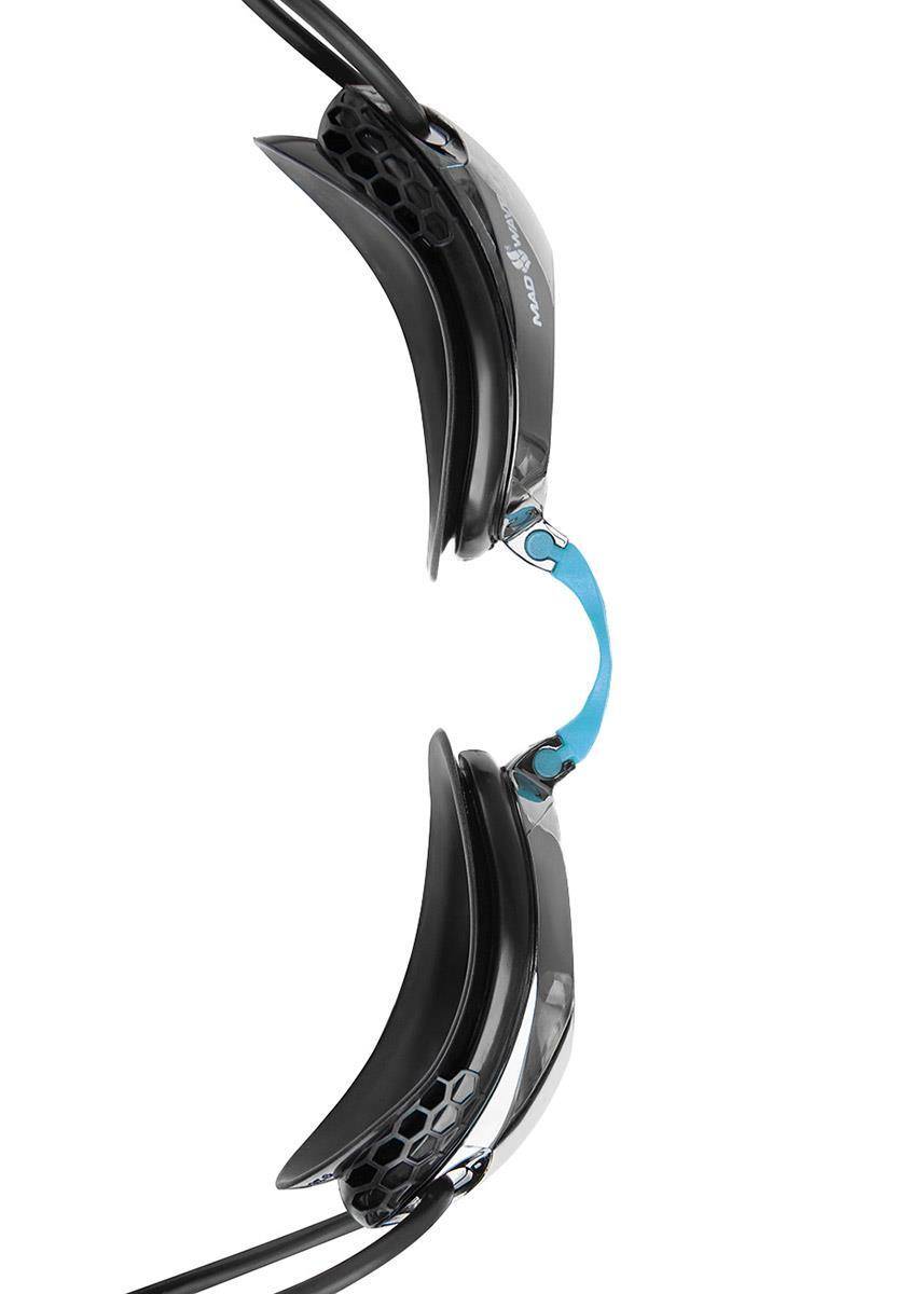 Mad Wave Honey Mirrored Goggles - Black 3/5