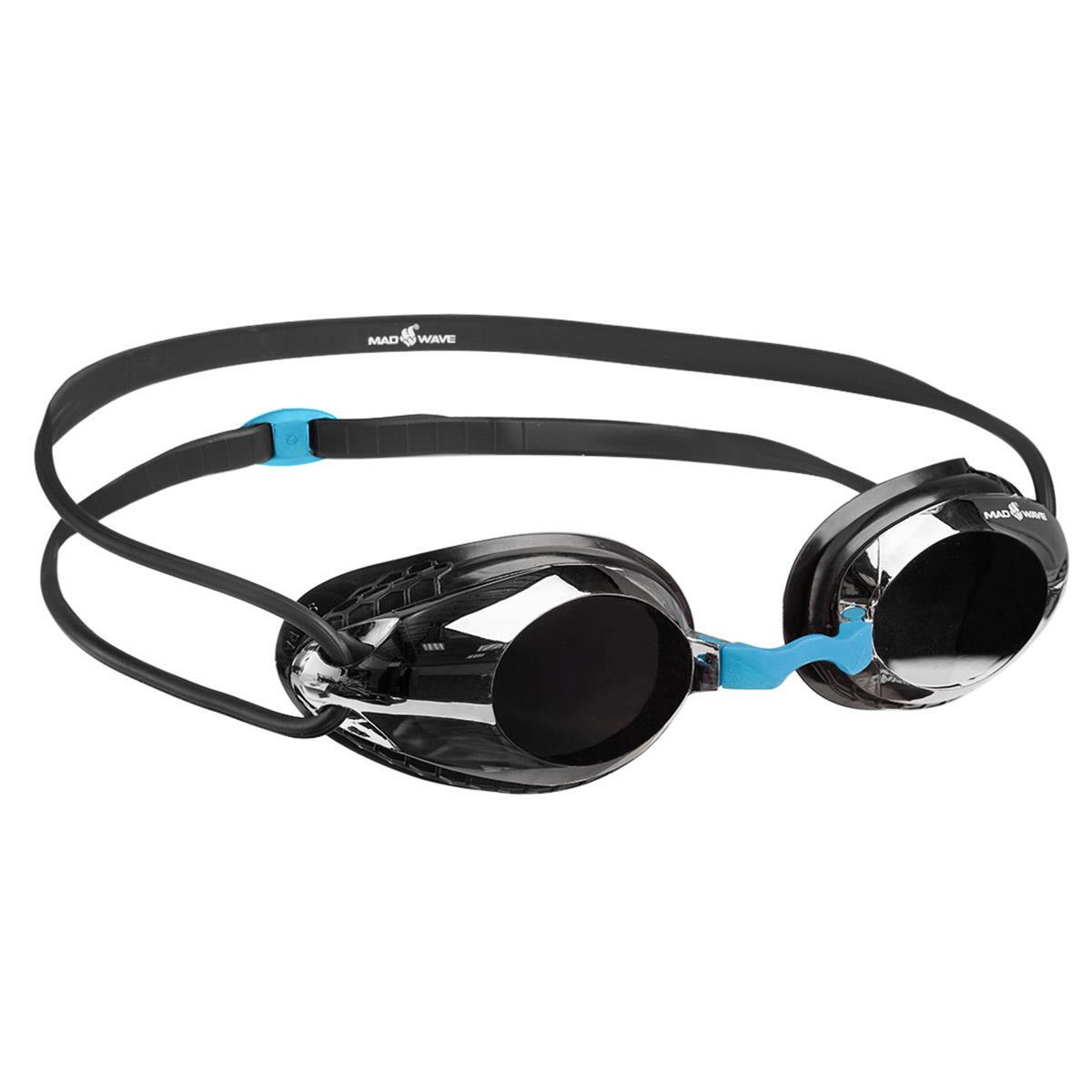 Mad Wave Honey Mirrored Goggles - Black 1/5