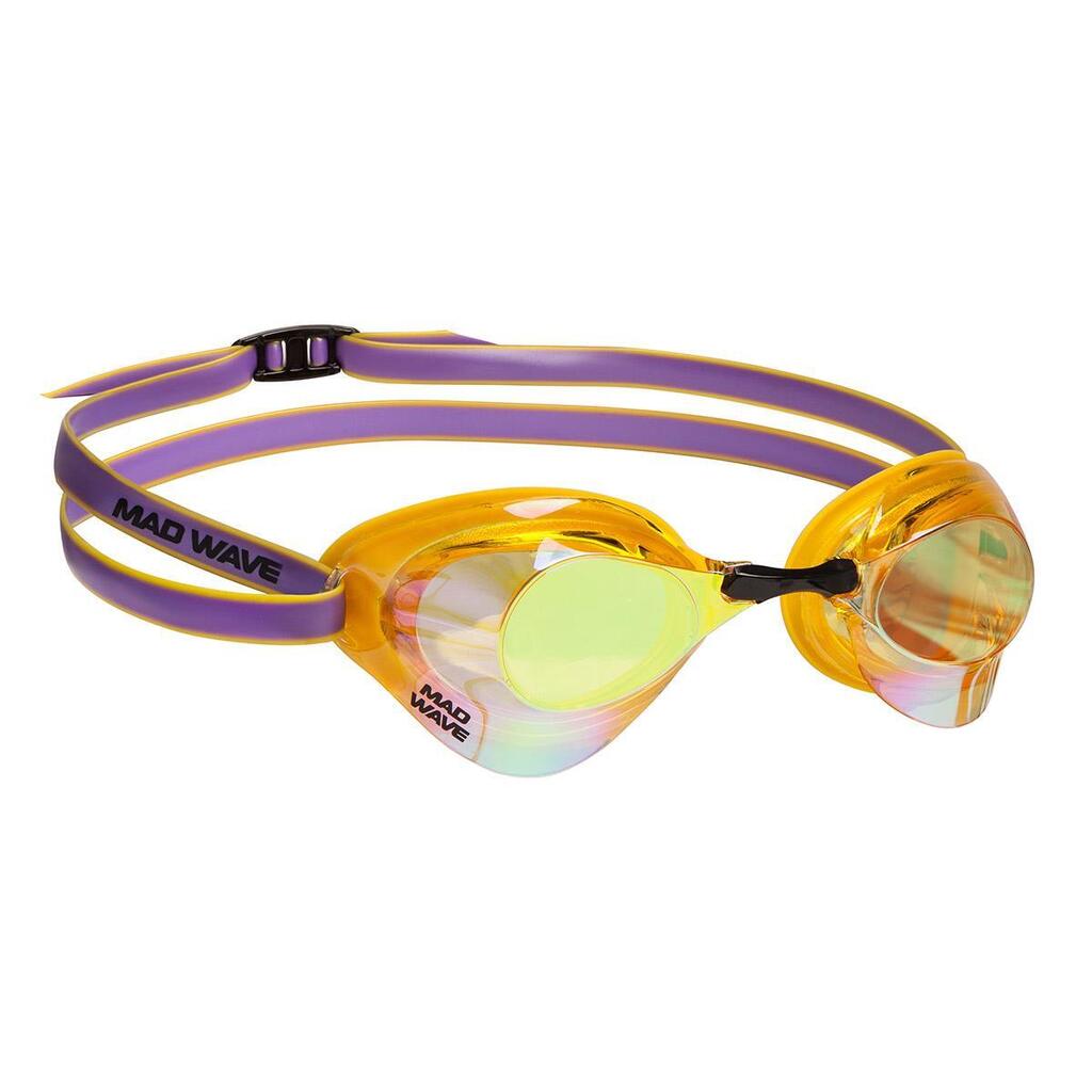 MAD WAVE Turbo Racer II Rainbow Goggles - Yellow