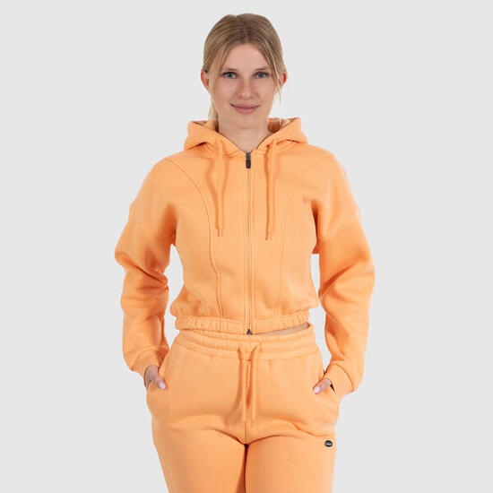 Damen Zip Hoodie Elma Aprikose