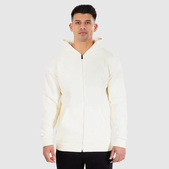 Herren Zip Hoodie Raik Creme