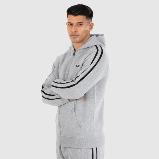 Herren Zip Hoodie Miran Anthrazit Melange