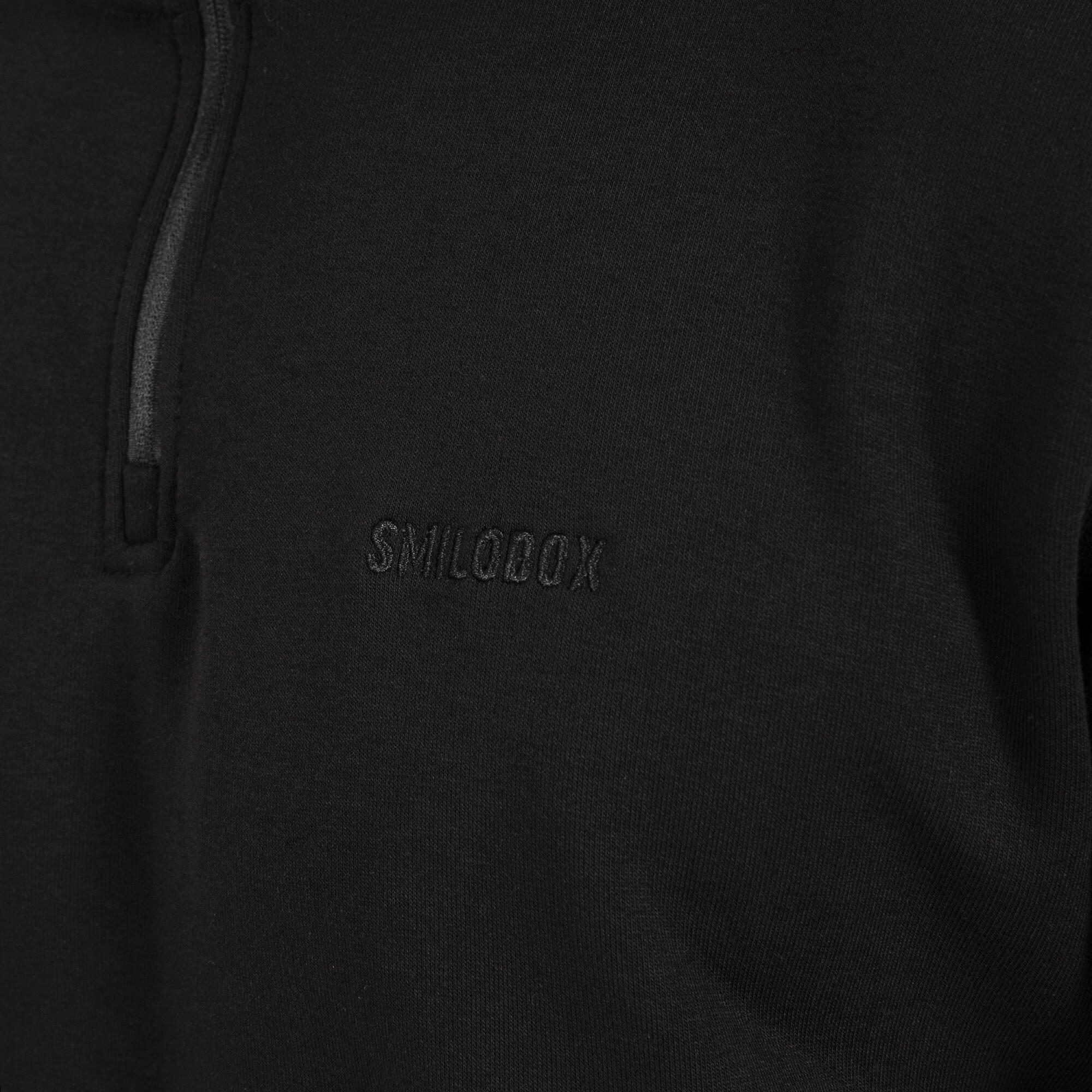 Herren Sweater Half Zip Emilio Schwarz 5/6