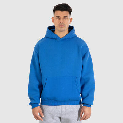 Herren Hoodie Brail Solid Blau