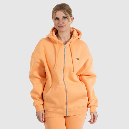 Damen Zip Hoodie Eda Schwarz