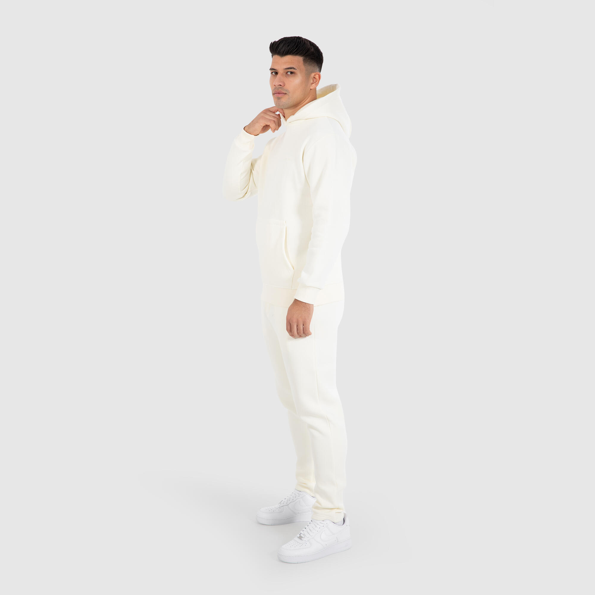 Herren Hoodie Ren Creme 3/6