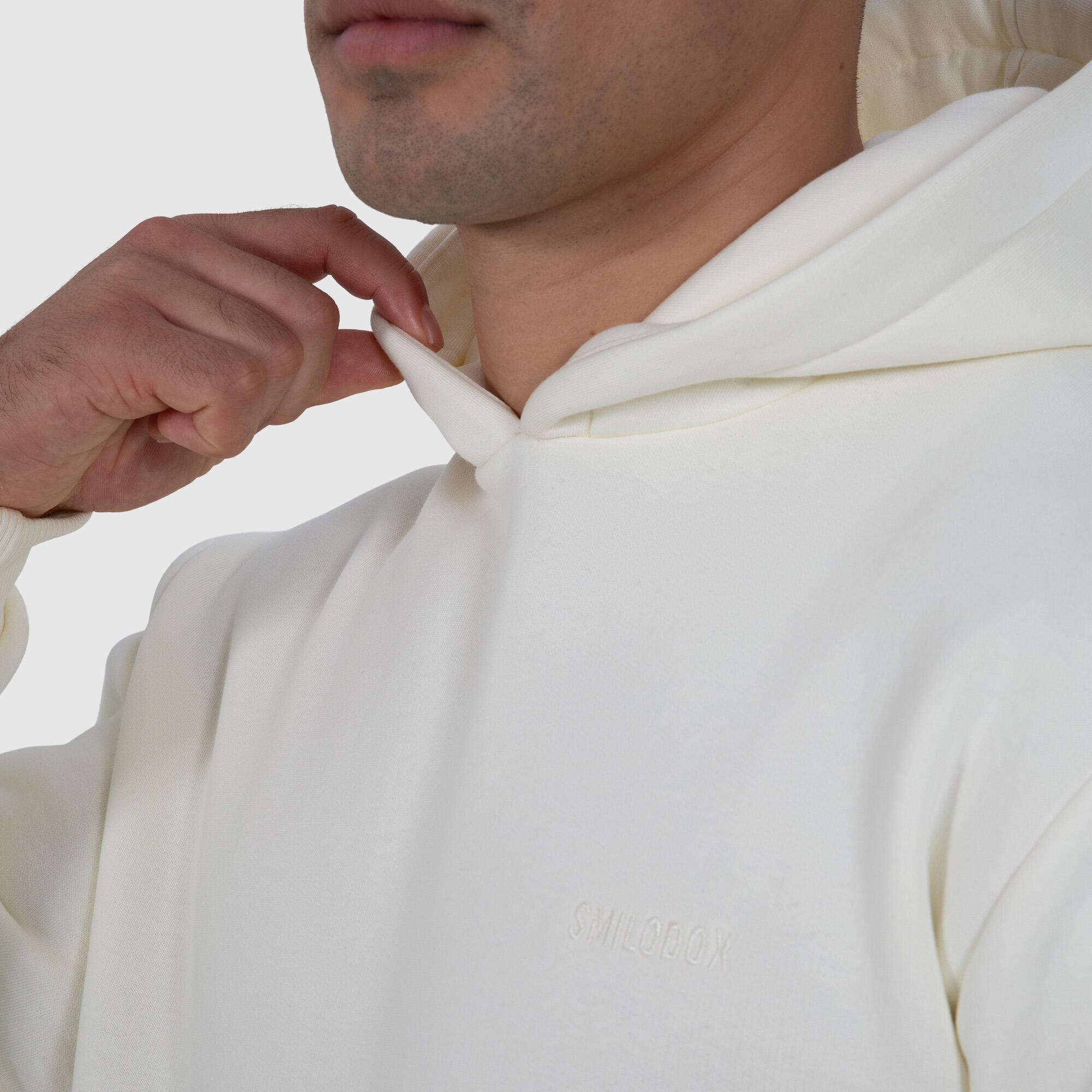 Herren Hoodie Ren Creme 5/6