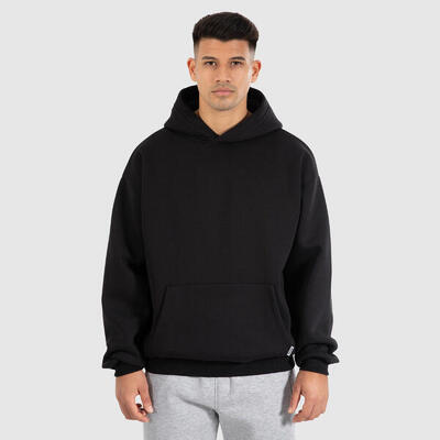 Herren Hoodie Brail Solid Blau