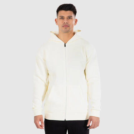 Herren Zip Hoodie Raik Creme