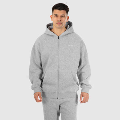 Herren Zip Hoodie Marin Creme