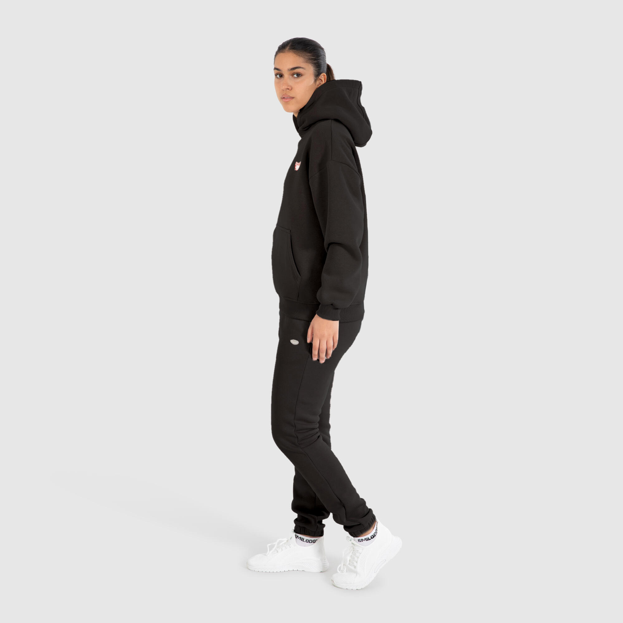 Damen Hoodie Riva Schwarz 3/6