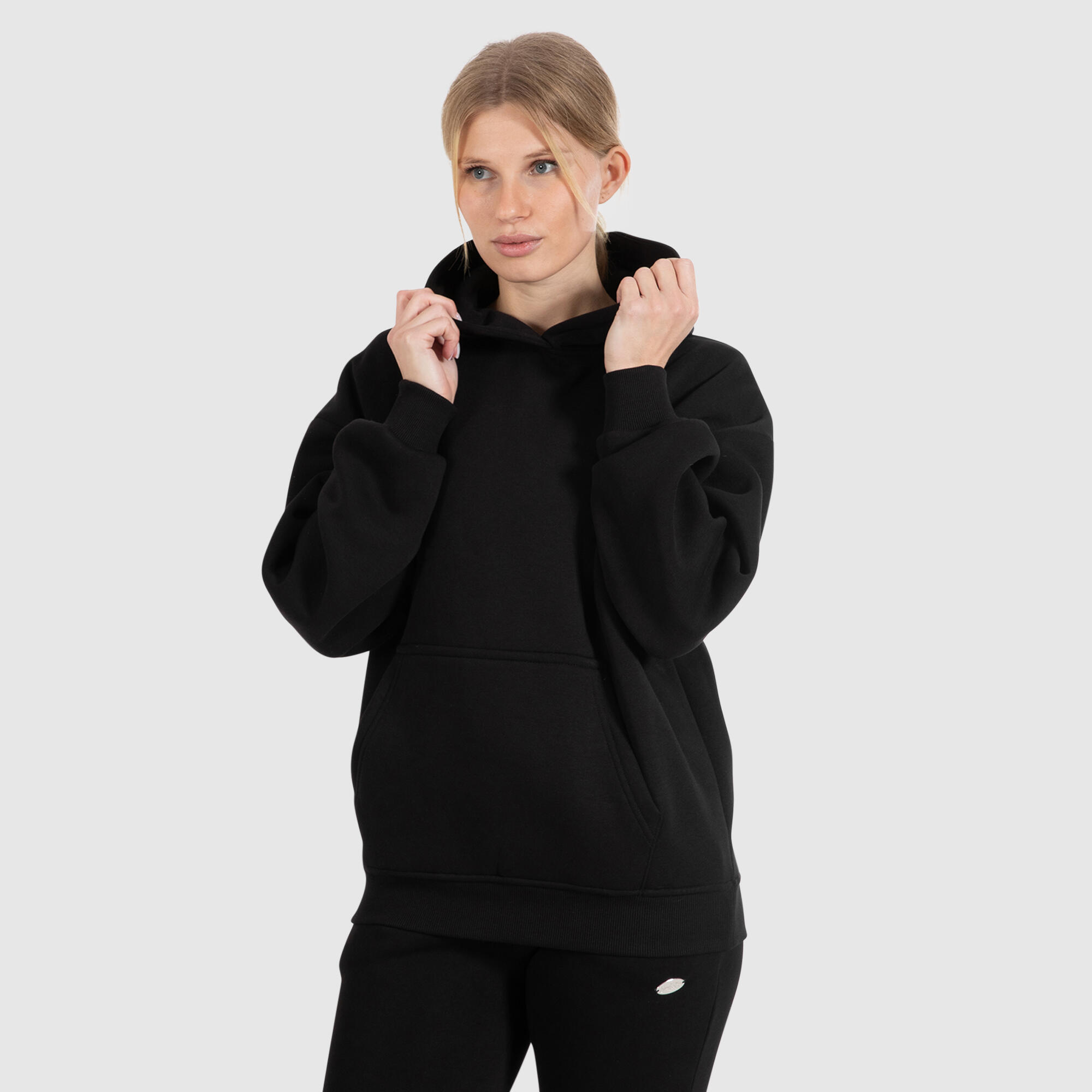 Damen Hoodie Riva Schwarz 2/6